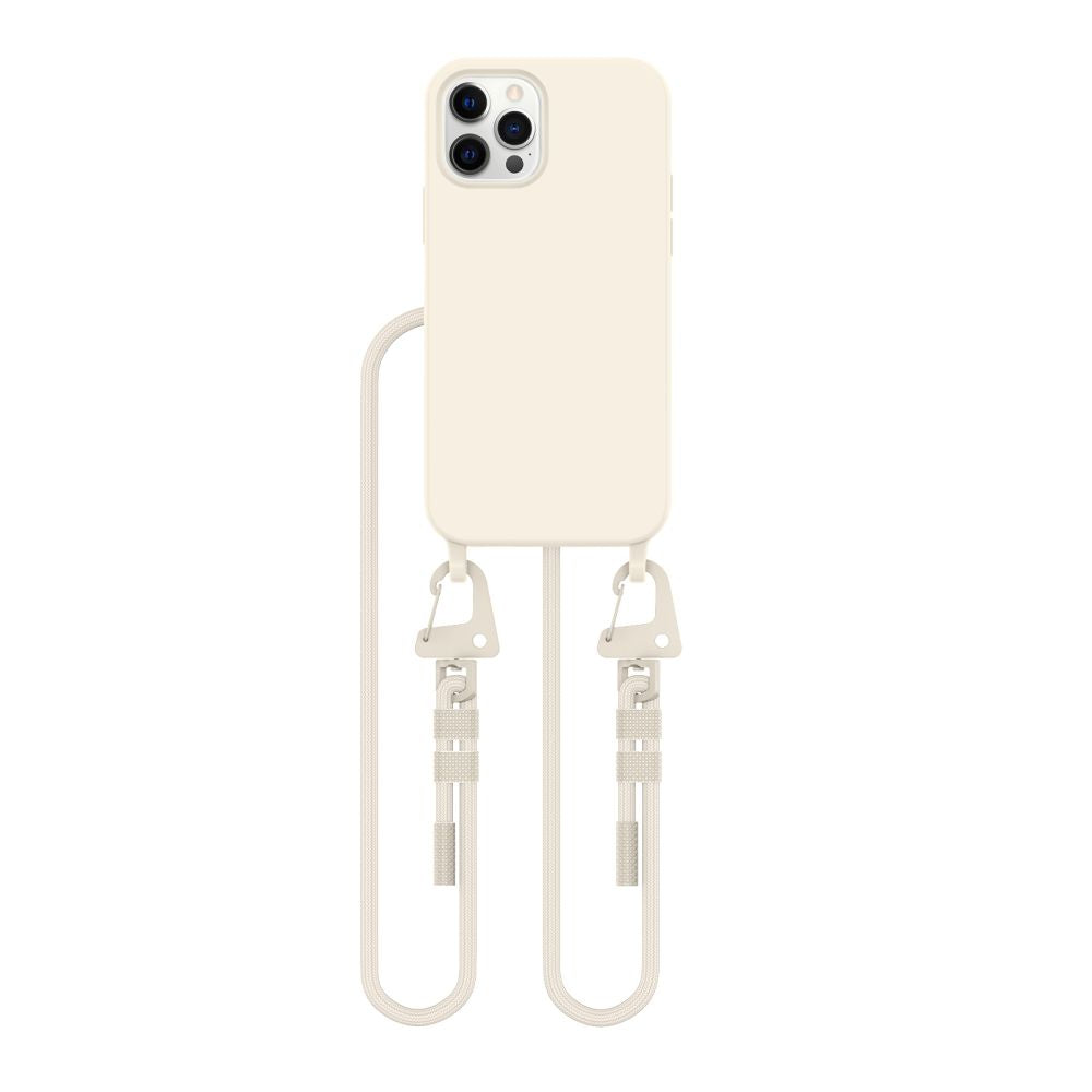 Tech-Protect MagNecklace MagSafe dėklas iPhone 12 / 12 Pro – smėlinis -- iPhone 12