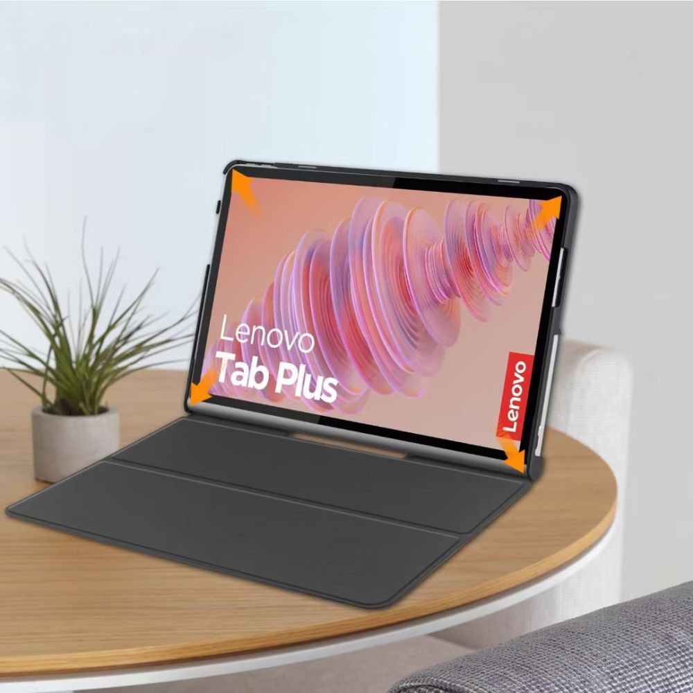 Tech-Protect SmartCase dėklas Lenovo Tab Plus – juodas -- Lenovo Tab Plus