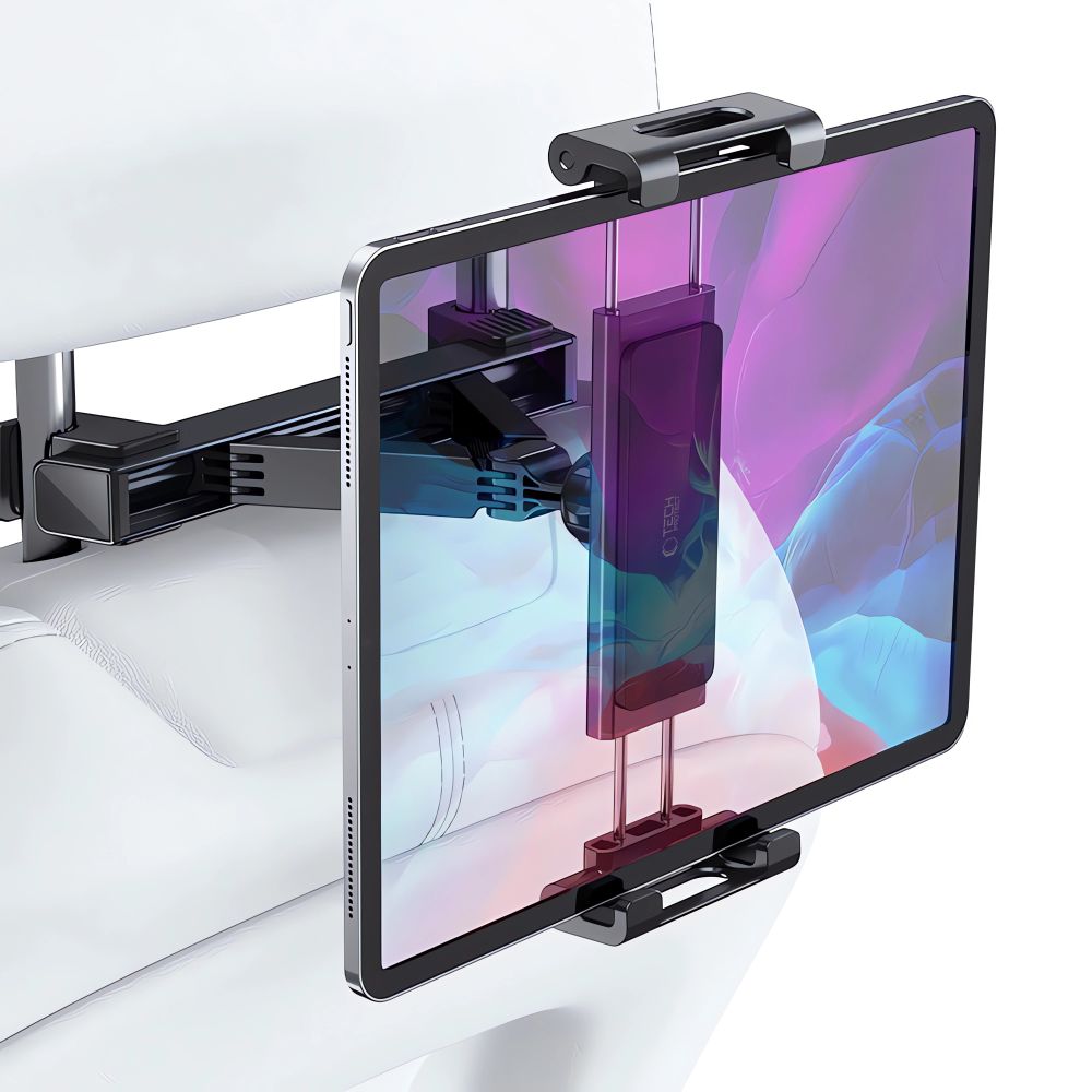 Tech-Protect V3 automobilinis laikiklis galvos atramai, juodas -- Cell phone holders