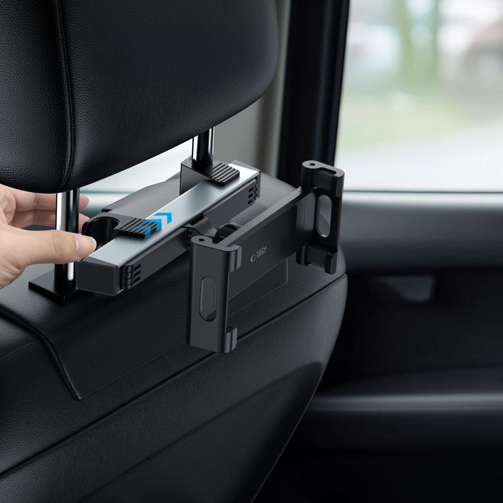 Tech-Protect V3 automobilinis laikiklis galvos atramai, juodas -- Cell phone holders
