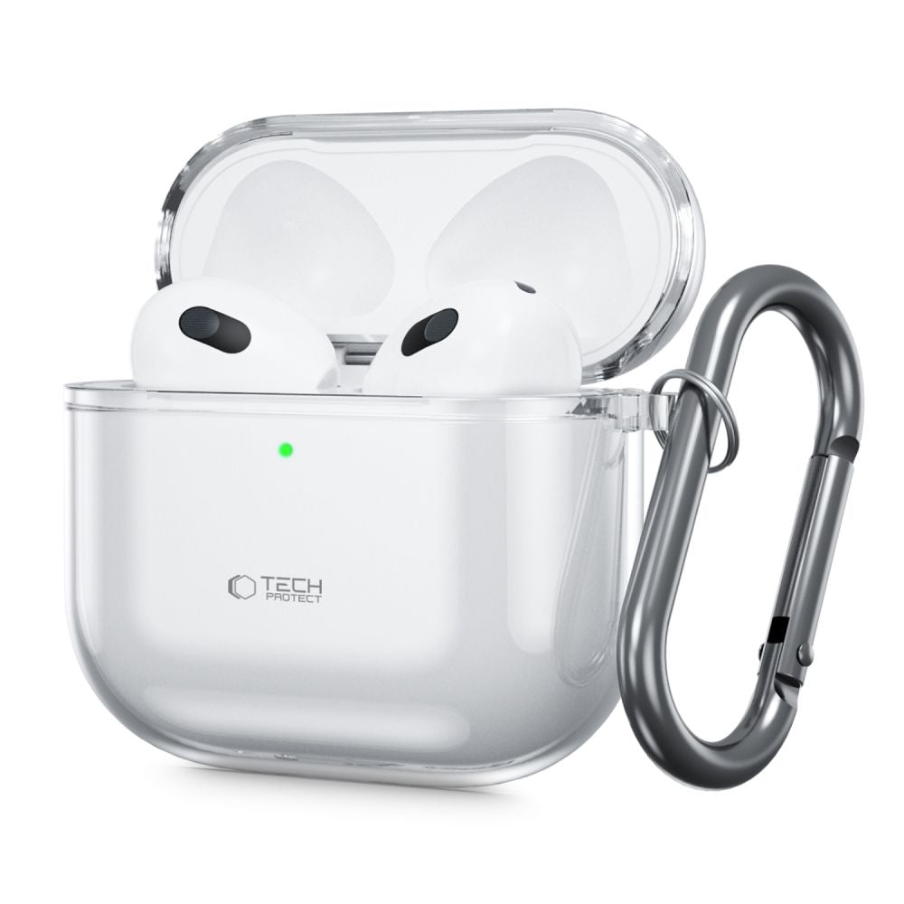 Tech-Protect FlexAir dėklas Apple AirPods 4 – skaidrus -- AirPods 4