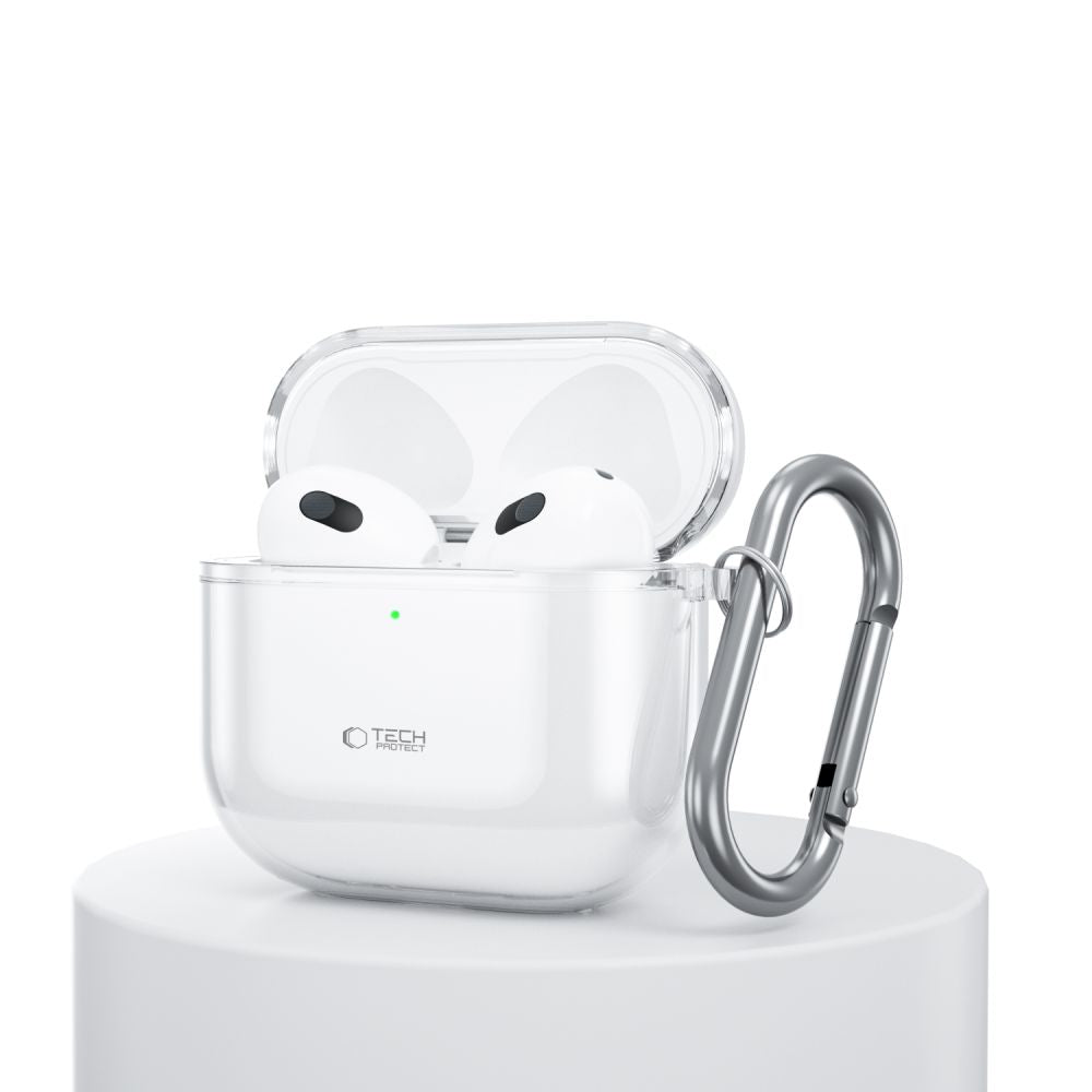 Tech-Protect FlexAir dėklas Apple AirPods 4 – skaidrus -- AirPods 4