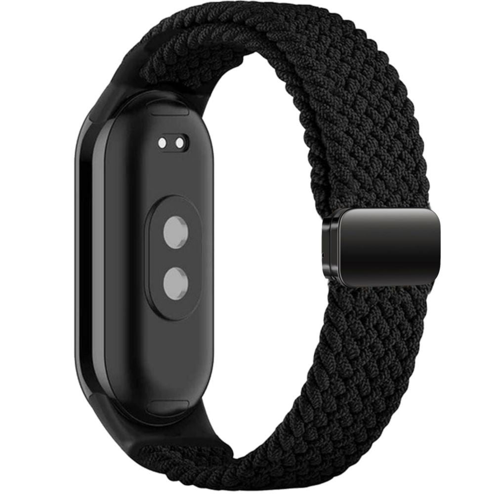 Tech-Protect NylonMag dirželis Xiaomi Smart Band 8 / 9 / NFC - Juodas -- Xiaomi Smart Band 8 / Xiaomi Smart Band 9 /...