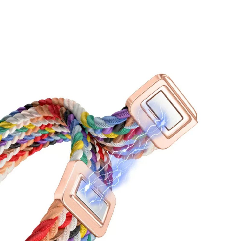 Tech-Protect NylonMag dirželis Xiaomi Smart Band 8 / 9 / NFC - Juodas -- Xiaomi Smart Band 8 / Xiaomi Smart Band 9 /...