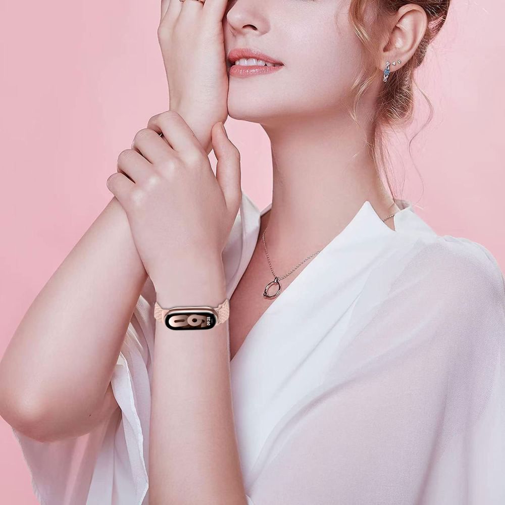 Tech-Protect NylonMag dirželis Xiaomi Smart Band 8 / 9 / NFC - Juodas -- Xiaomi Smart Band 8 / Xiaomi Smart Band 9 /...