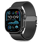Tech-Protect Milano dirželis Apple Watch 6 / 7 / 8 / 9 / 10 / SE / Ultra 1 / 2 (44 / 45 / 46 / 49 MM) - juodas -- Apple...