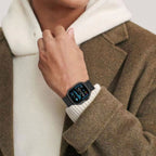 Tech-Protect Milano dirželis Apple Watch 6 / 7 / 8 / 9 / 10 / SE / Ultra 1 / 2 (44 / 45 / 46 / 49 MM) - juodas -- Apple...