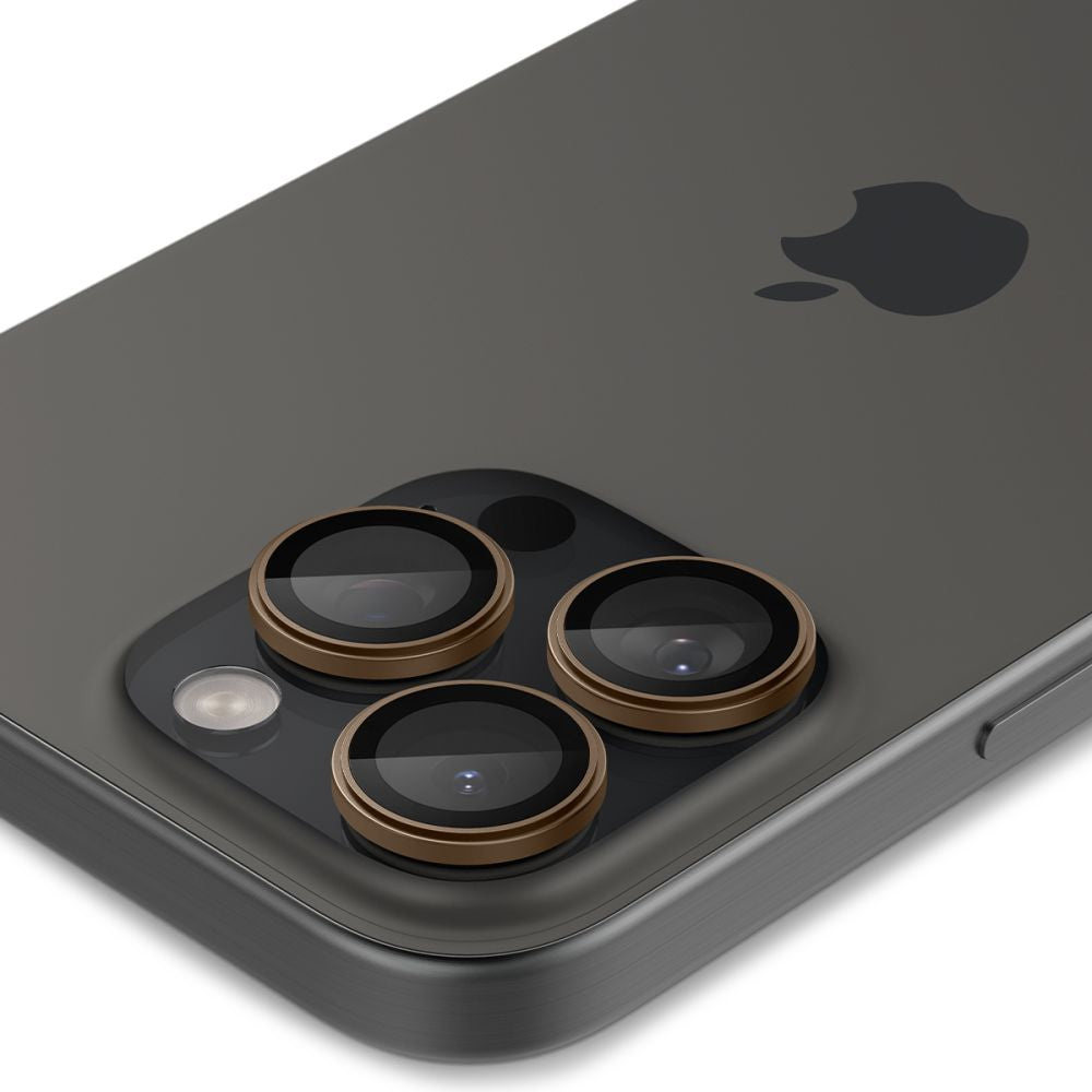 Spigen Optik Pro EZ FIT kameros apsauga 2 vnt. iPhone 16 Pro/Pro Max – ruda