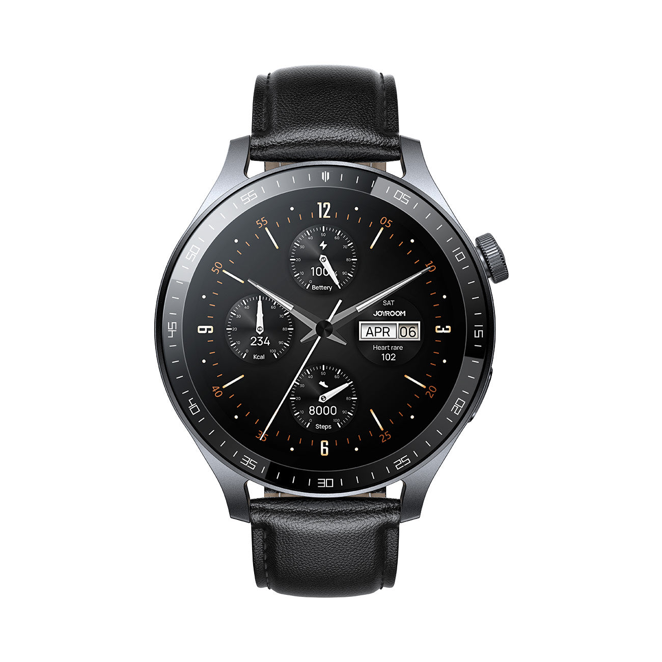 Joyroom Classic Series JR-FC2 Pro išmanusis laikrodis su skambučių atsiliepimo funkcija - tamsiai pilkas -- Joyroom...