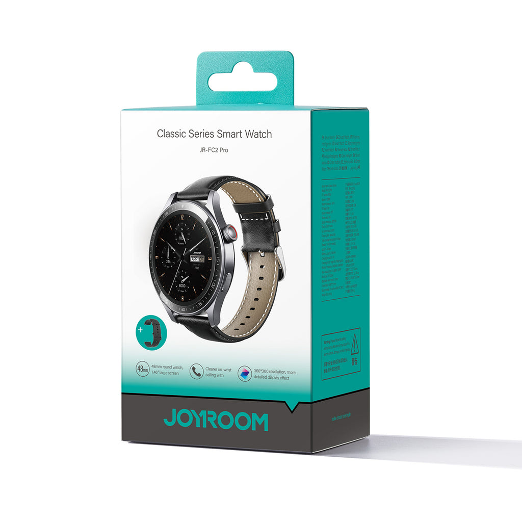 Joyroom Classic Series JR-FC2 Pro išmanusis laikrodis su skambučių atsiliepimo funkcija - tamsiai pilkas -- Joyroom...
