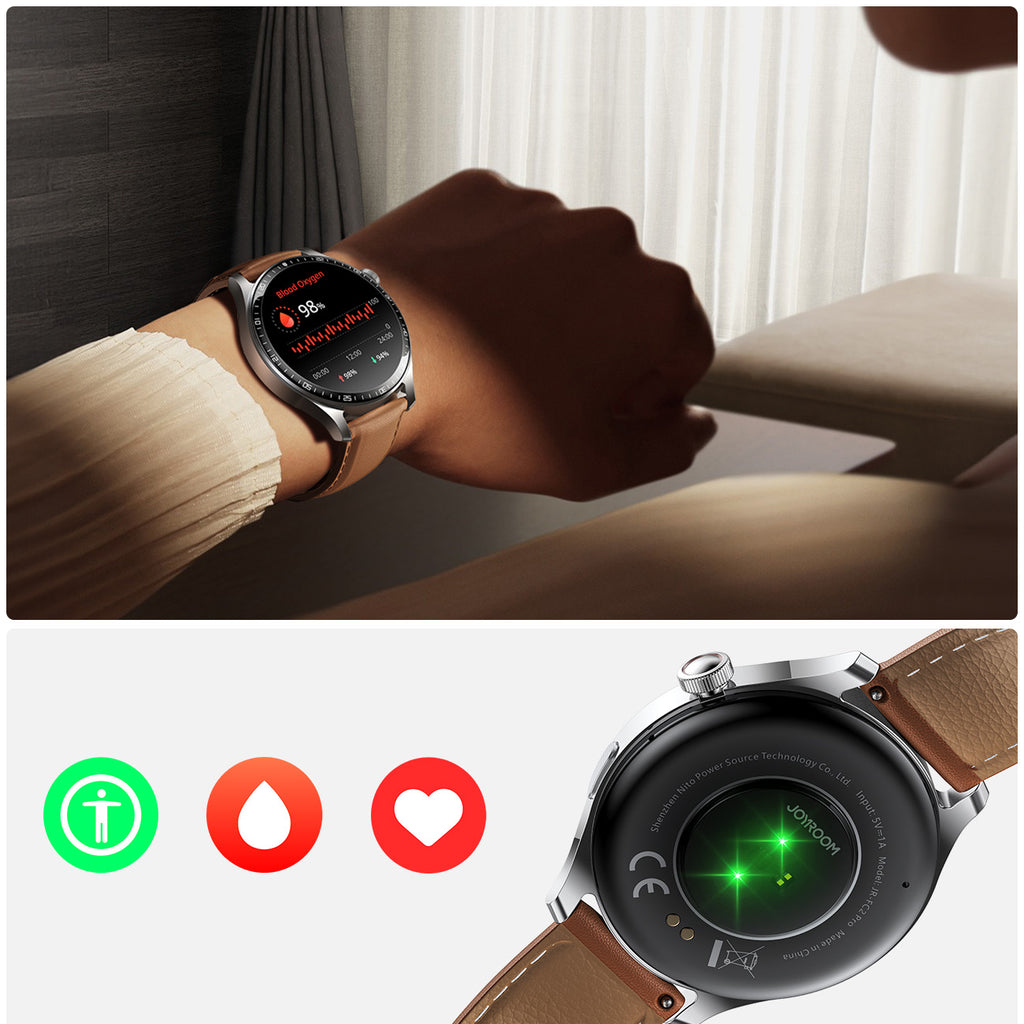 Joyroom Classic Series JR-FC2 Pro išmanusis laikrodis su skambučių atsiliepimo funkcija – sidabrinės spalvos -- Joyroom...