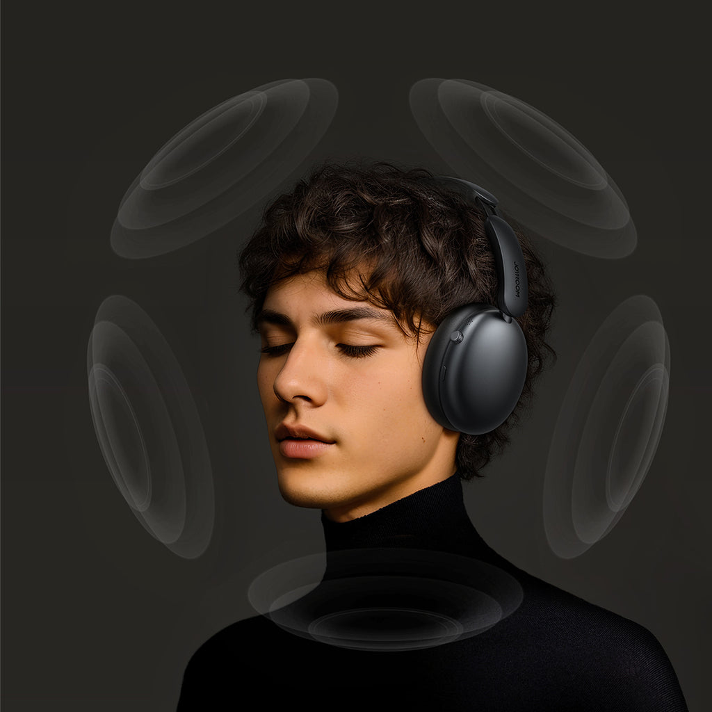 Joyroom J-Head serijos JR-JH1 belaidės ausinės su ANC Bluetooth - juodos