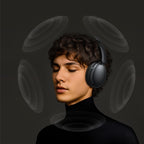 Joyroom J-Head serijos JR-JH1 belaidės ausinės su ANC Bluetooth - juodos