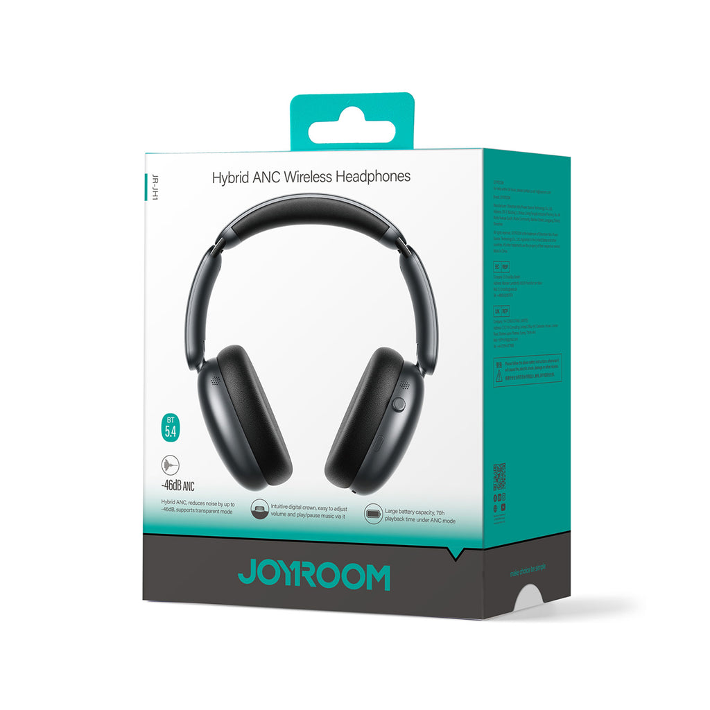 Joyroom J-Head serijos JR-JH1 belaidės ausinės su ANC Bluetooth - juodos