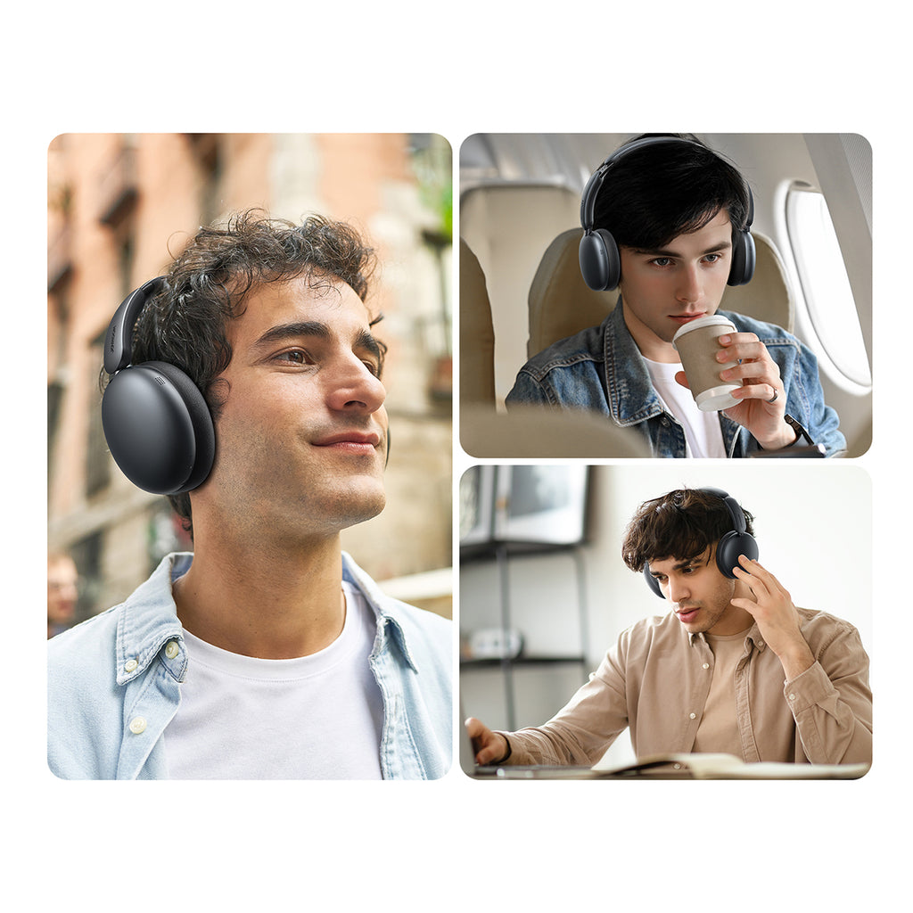 Joyroom J-Head serijos JR-JH1 belaidės ausinės su ANC Bluetooth - juodos