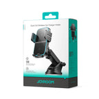 Joyroom JR-ZS246 S laikiklis su indukciniu įkrovikliu prietaisų skydeliui, juodas