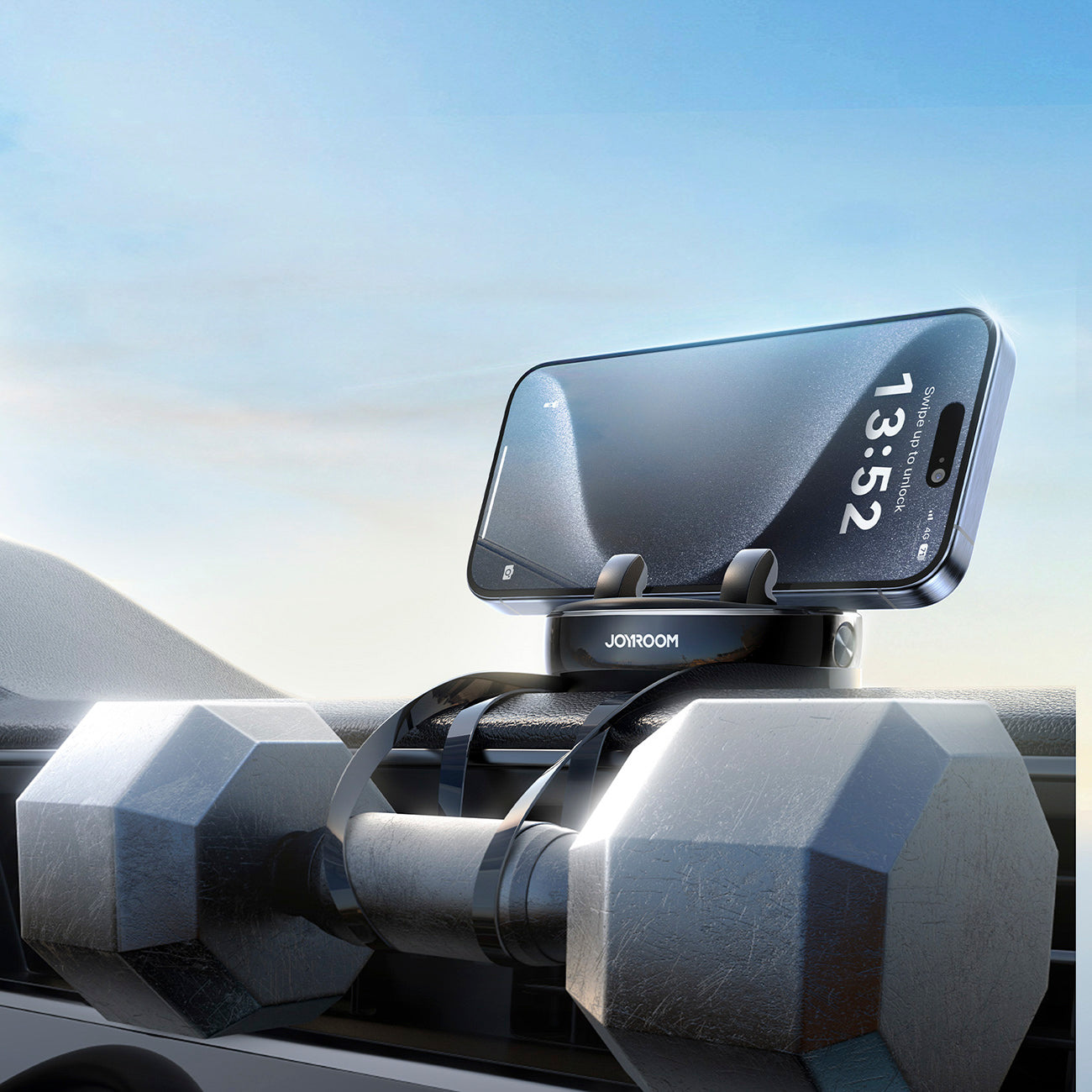 Joyroom automobilinis laikiklis-stovas JR-ZS330 - juodas -- Cell phone holders