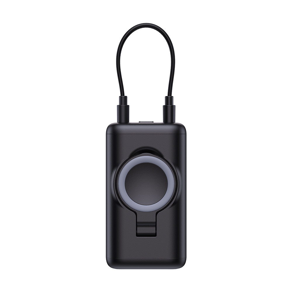 Joyroom išorinė baterija JR-W13 5000mAh belaidė Apple Watch + USB-C ir Lightning - juoda