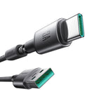 Joyroom S-A50 Unlimited Series 3A USB-A - USB-C laidas su magnetiniu organizatoriumi 1.2m - pilkas