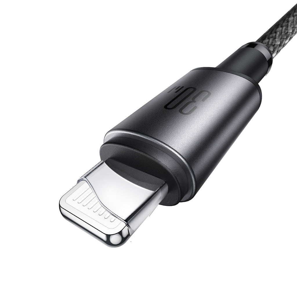 Joyroom S-A50 Unlimited Series 30W USB-C - Lightning laidas su magnetiniu organizatoriumi 1.2m - pilkas