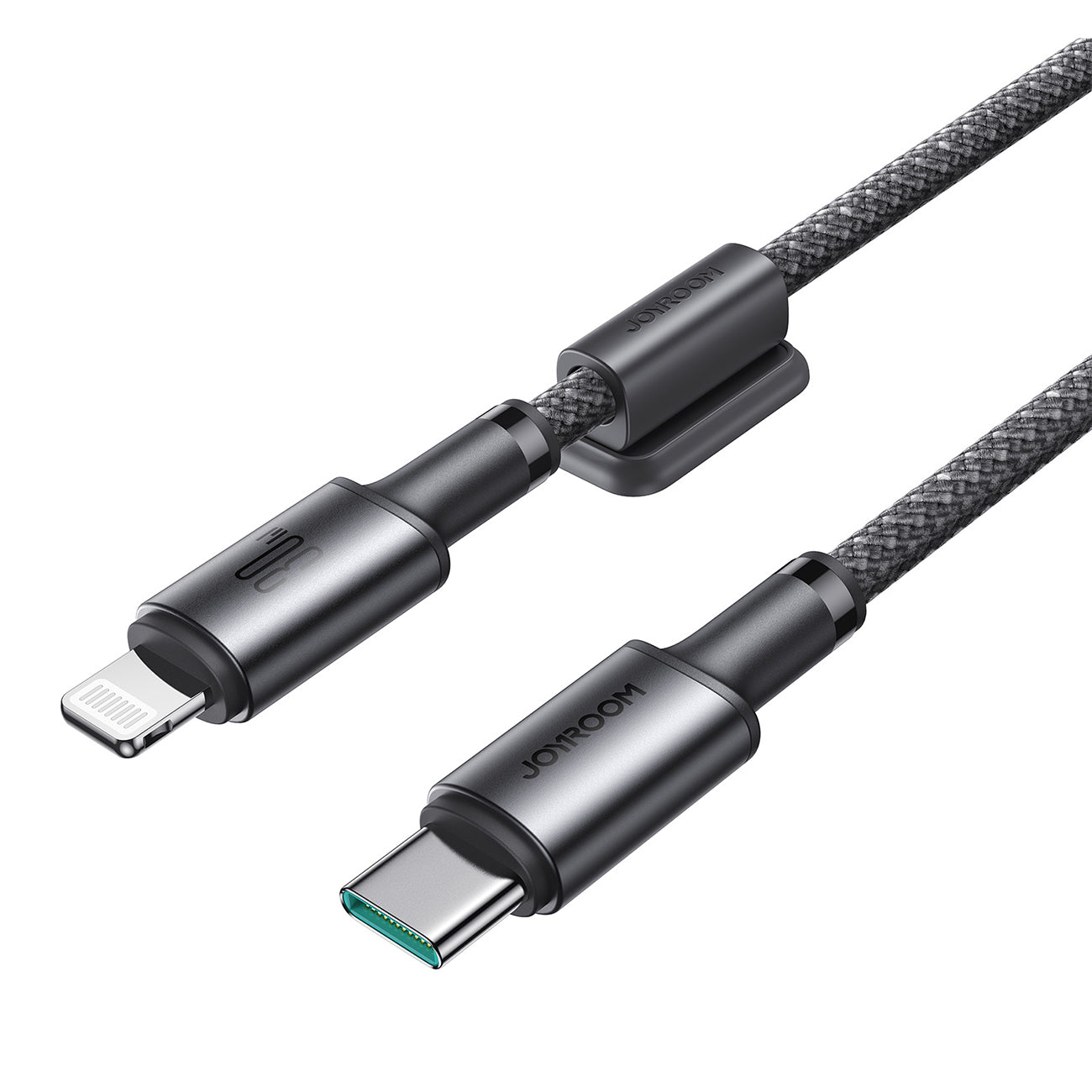 Joyroom S-A50 Unlimited Series 30W USB-C - Lightning laidas su magnetiniu organizatoriumi 1.2m - pilkas