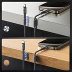 Joyroom S-A50 Unlimited Series 60W USB-C - USB-C laidas su magnetiniu organizatoriumi 1.2m - pilkas -- Cell phone cables