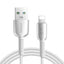 Joyroom S-A51 Cutting-Edge Series 3A USB-A - Lightning laidas 1.2m - šviesiai pilkas