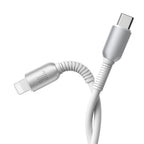 Joyroom S-A51 Cutting-Edge Series 30W USB-C - Lightning laidas 1.2m - šviesiai pilkas