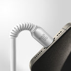 Joyroom S-A51 Cutting-Edge Series 30W USB-C - Lightning laidas 1.2m - šviesiai pilkas