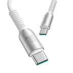 Joyroom S-A51 Cutting-Edge Series 60W USB-C - USB-C laidas 1.2m - šviesiai pilkas