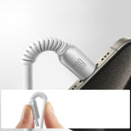 Joyroom S-A51 Cutting-Edge Series 60W USB-C - USB-C laidas 1.2m - šviesiai pilkas