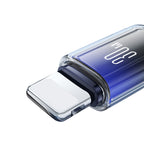 Joyroom S-A42 Crystal-Clear Series 30W USB-C - Lightning laidas 1.2m - juodas