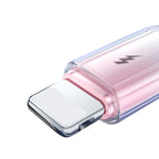 Joyroom S-A42 Crystal-Clear Series 3A USB-A - Lightning laidas 1.2m - baltas