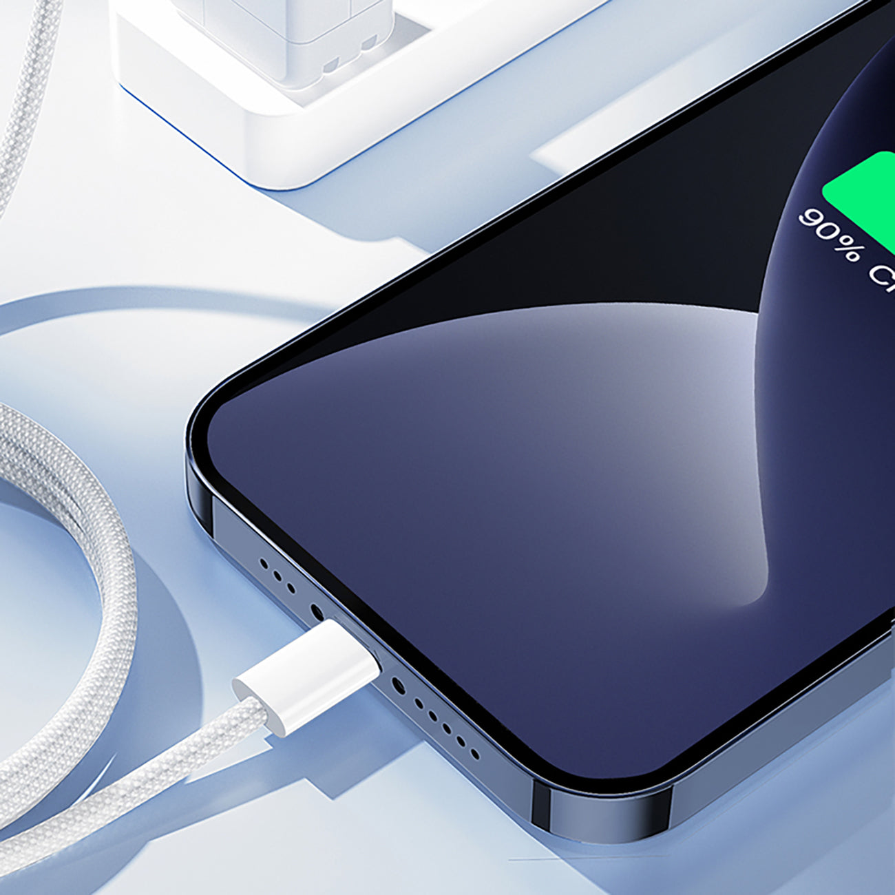 Joyroom S-A45 Ben Series 30W laidas (USB-C - Lightning) pintas 1m - baltas