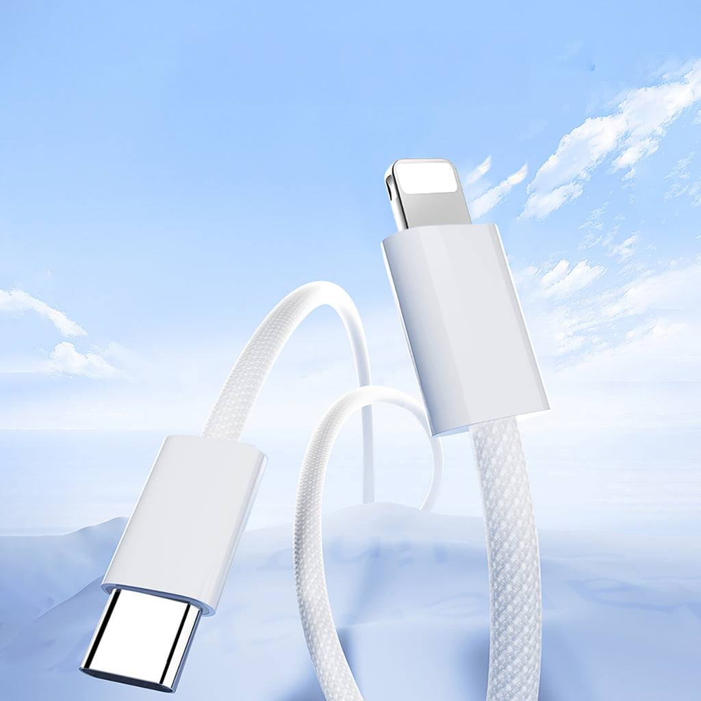 Joyroom S-A45 Ben Series 30W laidas (USB-C - Lightning) pintas 1m - baltas