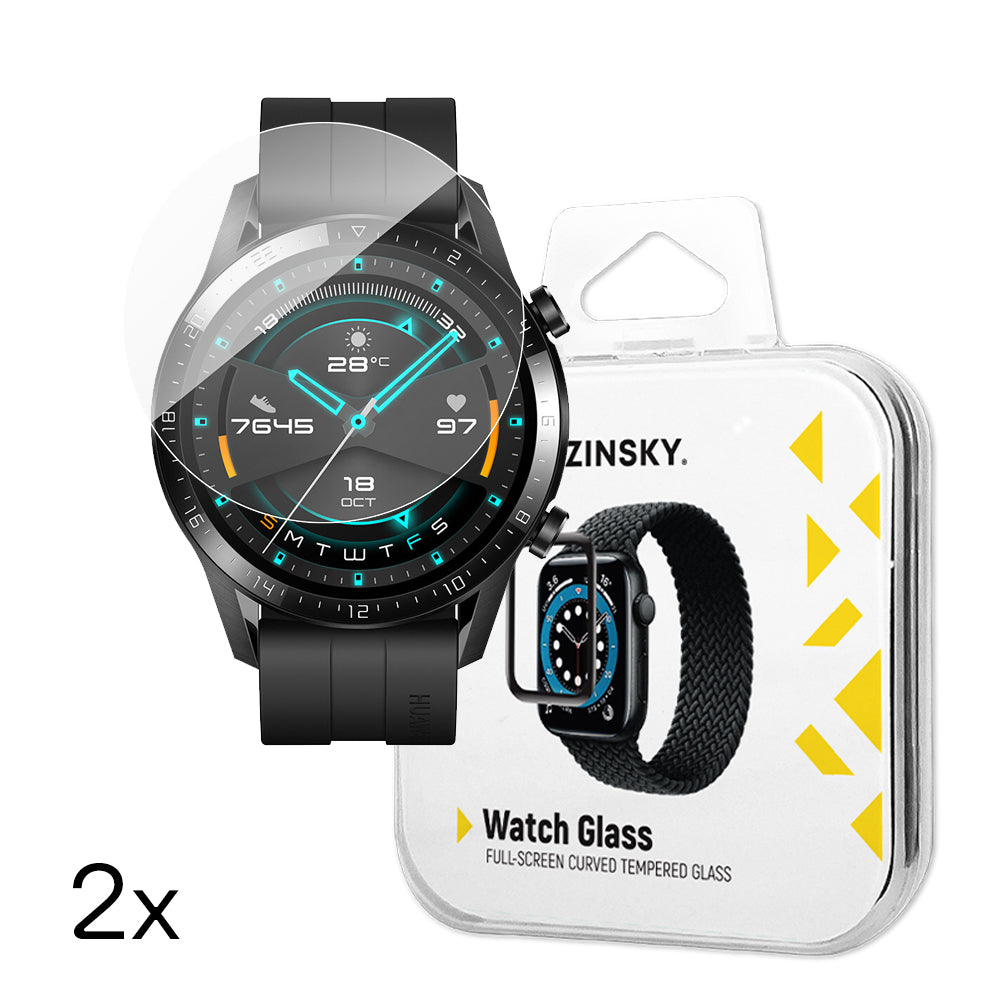 Wozinsky grūdintas stiklas Huawei Watch GT 2/Pro 42 mm (2 vnt.)