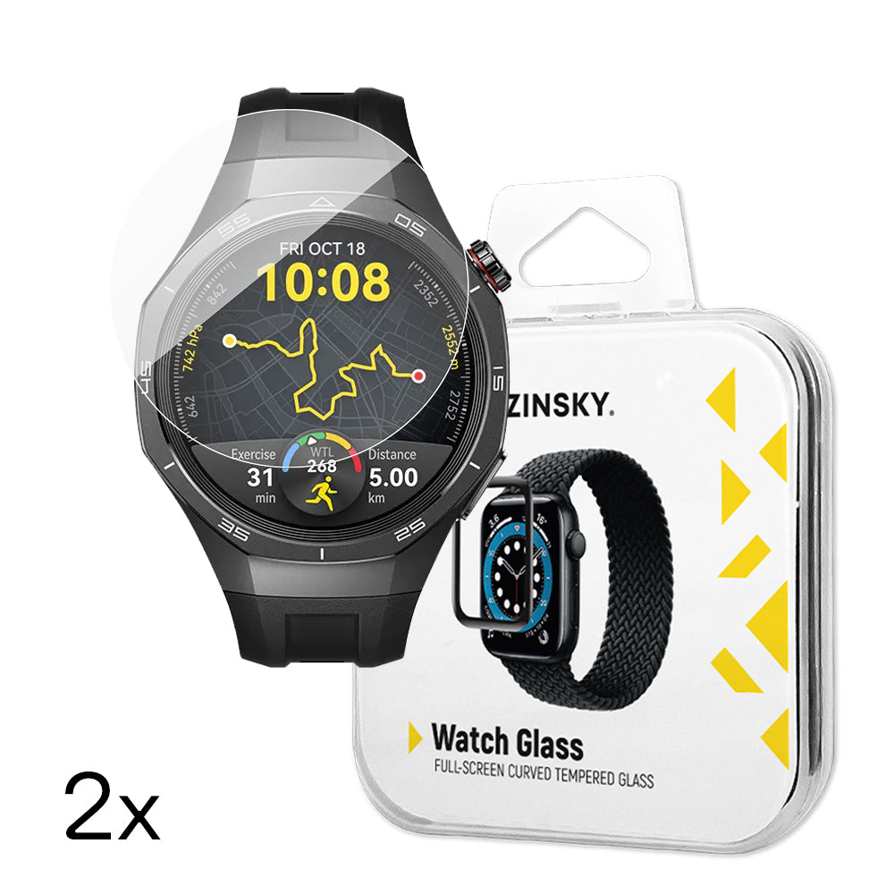 Wozinsky Full Glue grūdintas stiklas Huawei Watch GT 46 mm (2 vnt.)