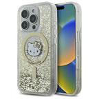 Hello Kitty MagSafe dėklas iPhone 16 Pro – auksinis