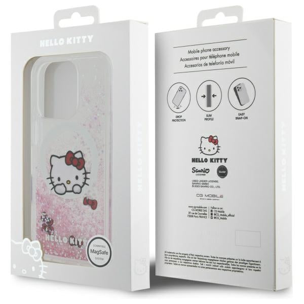 Hello Kitty MagSafe dėklas iPhone 16 Pro – baltas