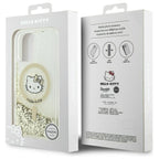 Hello Kitty MagSafe dėklas iPhone 16 – juodai auksinis