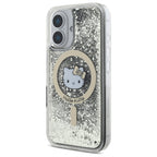 Hello Kitty MagSafe dėklas iPhone 16 – juodai auksinis