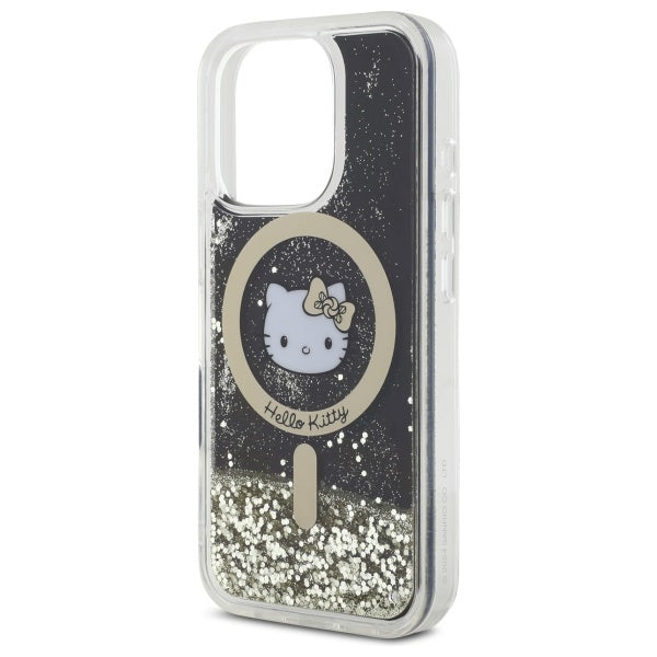 Hello Kitty MagSafe dėklas iPhone 16 Pro Max – auksinis