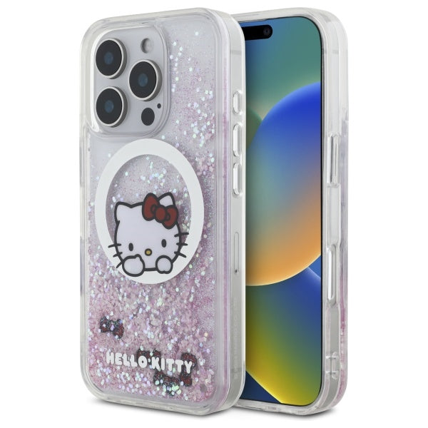 Hello Kitty MagSafe dėklas iPhone 16 Pro Max – baltas