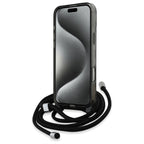 Karl Lagerfeld MagSafe dėklas iPhone 16 Pro – juodas