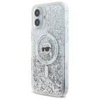 Karl Lagerfeld skaidrus MagSafe dėklas iPhone 16 Plus