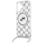 Karl Lagerfeld MagSafe dėklas iPhone 16 – skaidrus