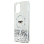 Karl Lagerfeld MagSafe dėklas iPhone 16 – skaidrus