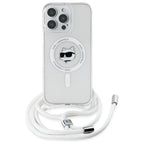 Karl Lagerfeld skaidrus MagSafe dėklas iPhone 16 Pro Max