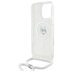 Karl Lagerfeld skaidrus MagSafe dėklas iPhone 16 Pro Max