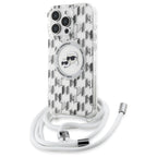Karl Lagerfeld MagSafe dėklas iPhone 16 Pro Max – skaidrus